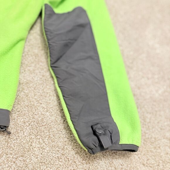 Fleece Softshell Jacket Neon Green and Gray Womens’s Large - Picture 7 of 10